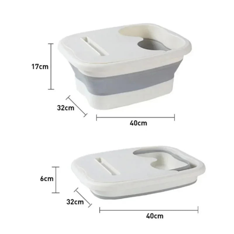 Serenity Foldable Footbath Massage Bucket