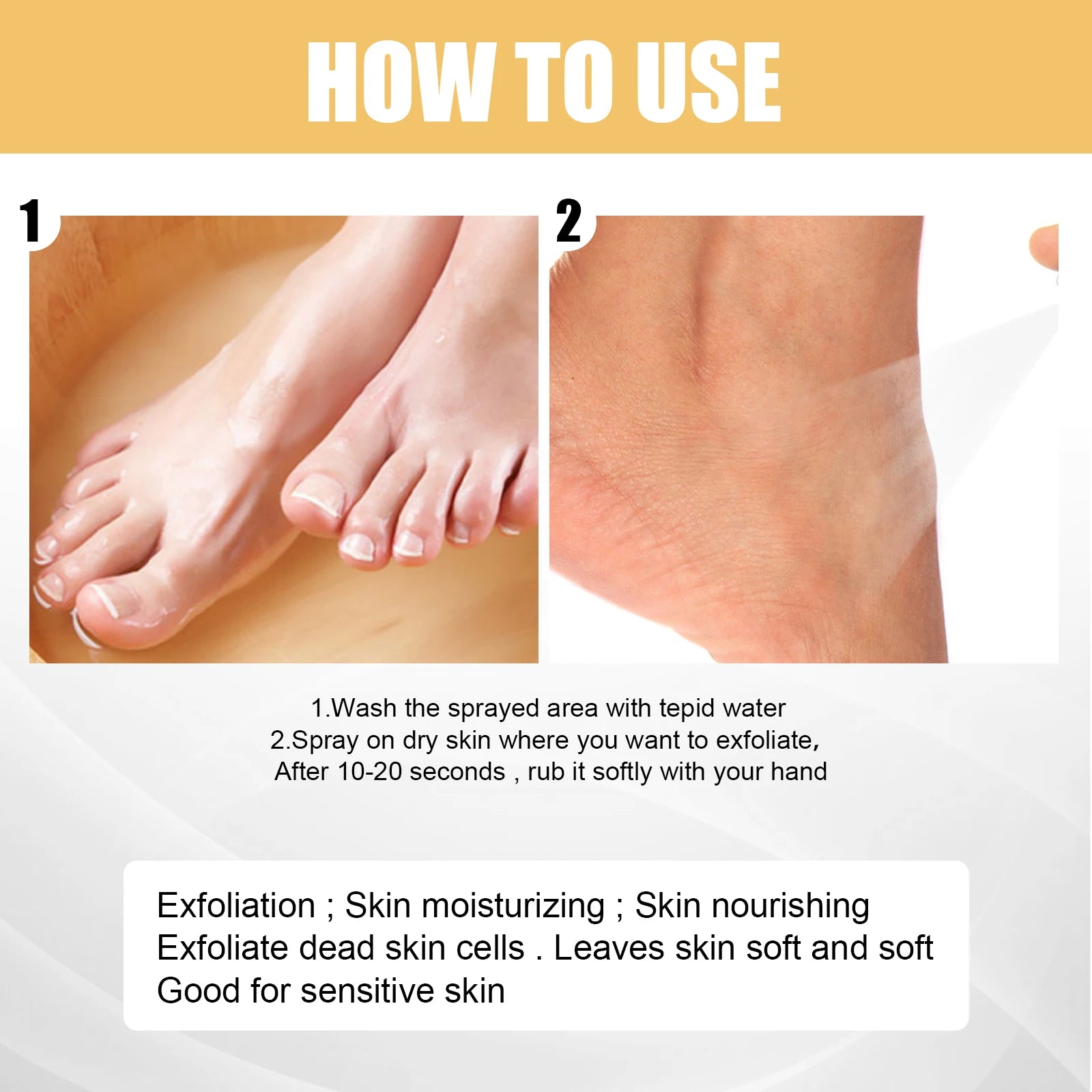 Serenity Foot Exfoliating Spray