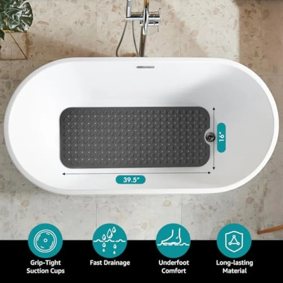 Serenity Bathtub Mat Non Slip 39.5 x 16 Inch