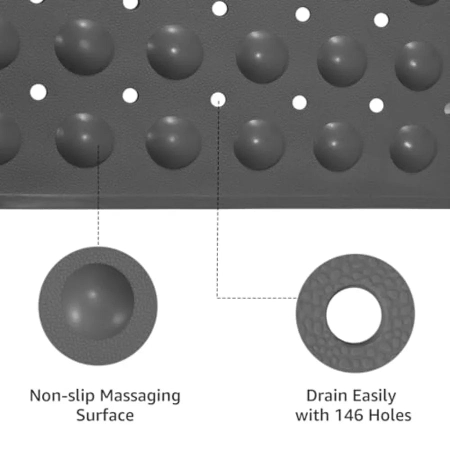 Serenity Bathtub Mat Non Slip 39.5 x 16 Inch