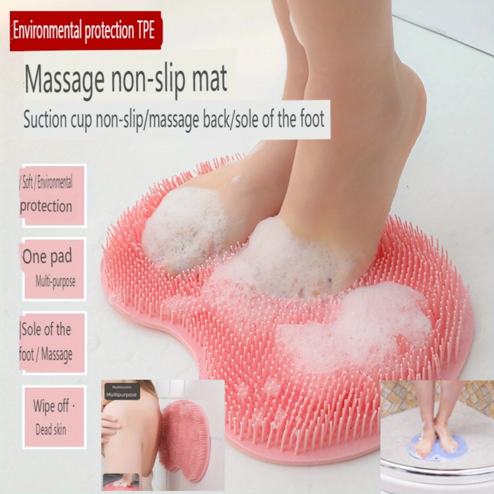 Serenity Deep Clean Foot Scrubber Mat