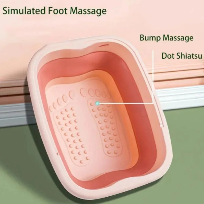 Serenity Foldable Footbath Massage Bucket