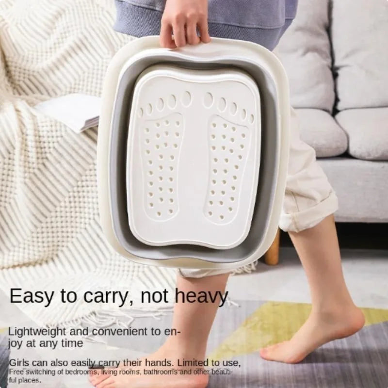 Serenity Foldable Footbath Massage Bucket